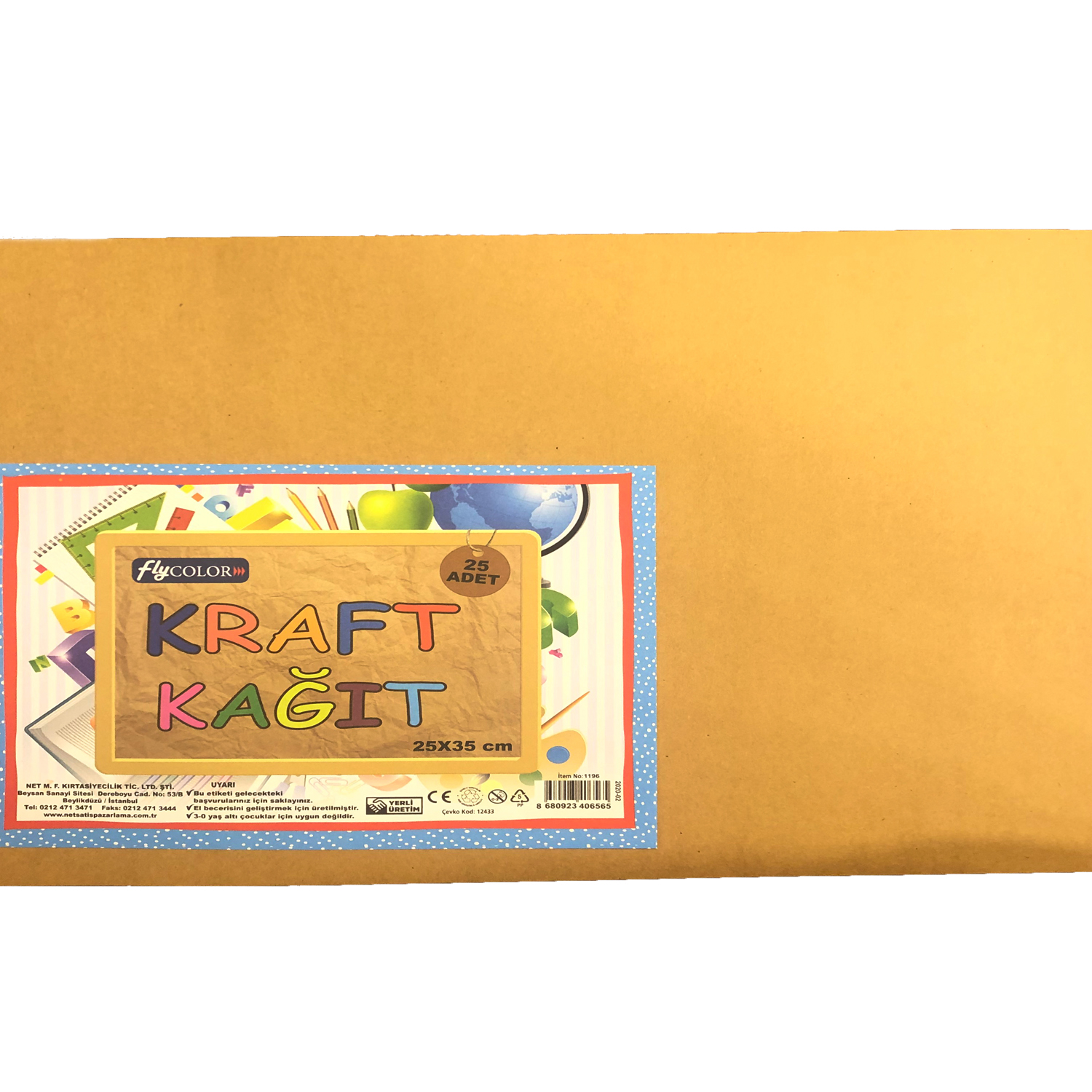 FLY KRAFT KAĞIT 25X35 25 Lİ PAKET