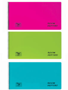 FLY Eko 25 yaprak 24x34 resim defteri PP kapak spiralli