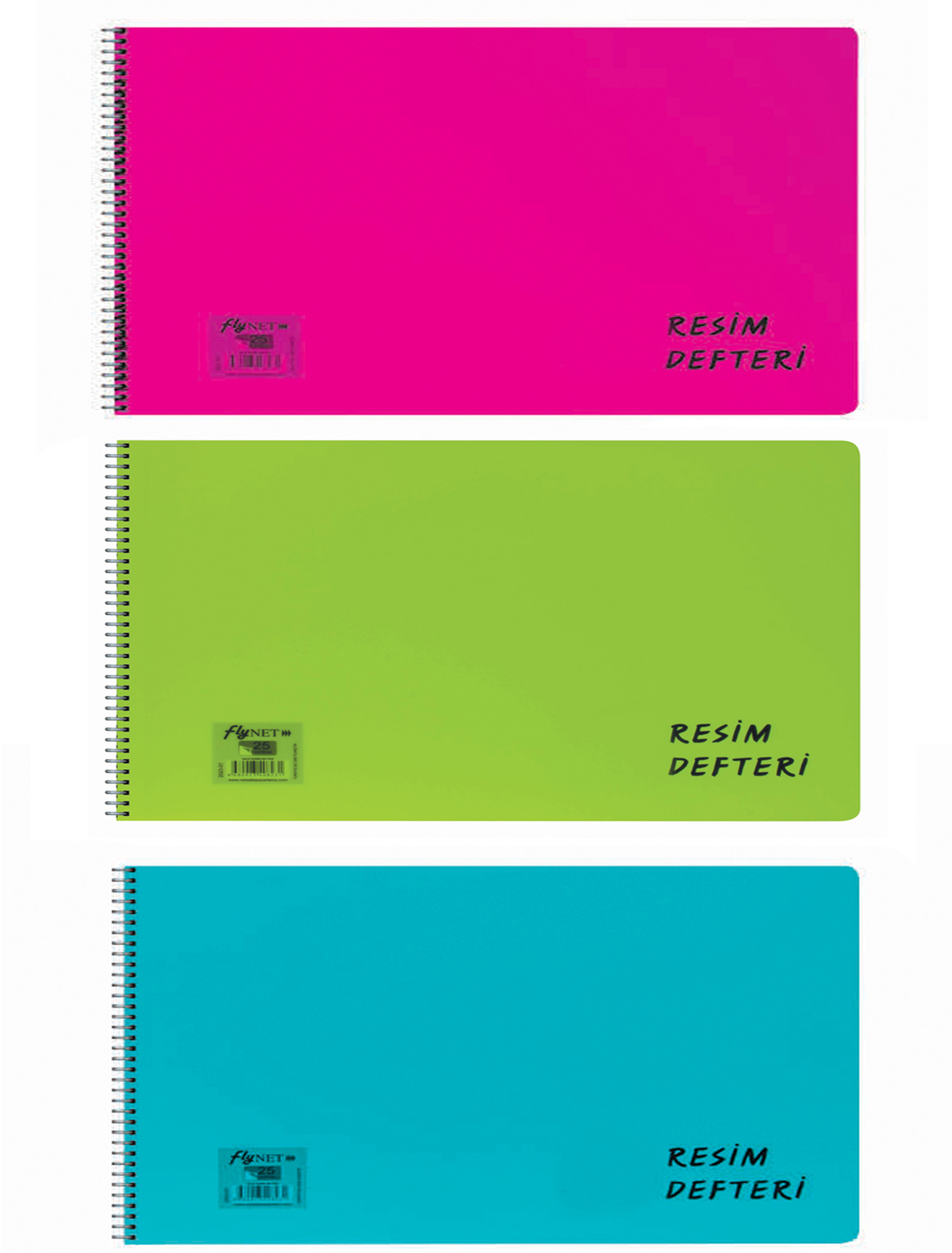FLY EKO 25 YP 24X34 RESİM DEFTERİ PP KAPAK SPR