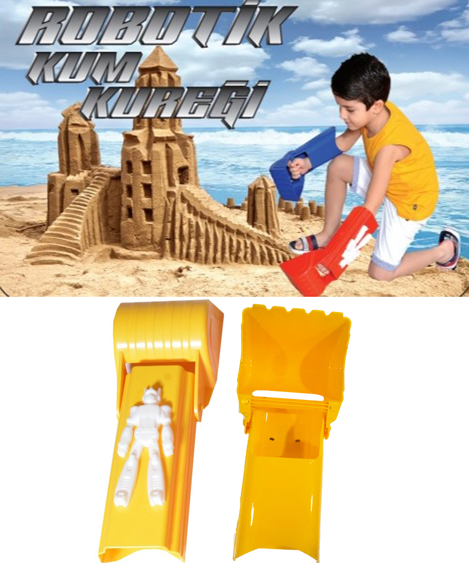 FLY ROBOTİK ELLİ KUM KÜREĞİ
